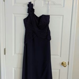 David's Bridal Long Bridesmaids Dress